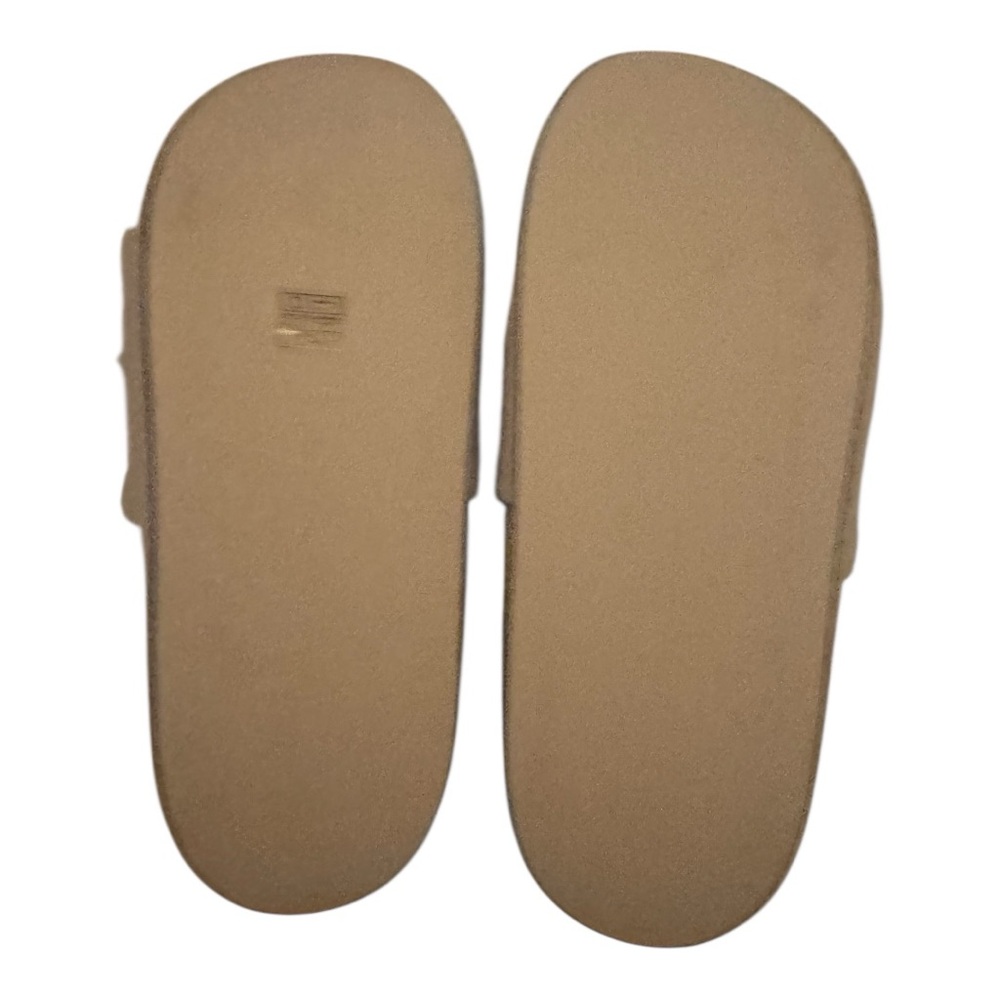 Good American Tan Platform Sandal with Gold Chain Accent - Picture 4 of 6